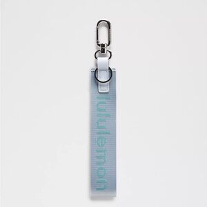 Lululemon Never Lost Keychain- Starch Blue/Sonic Teal